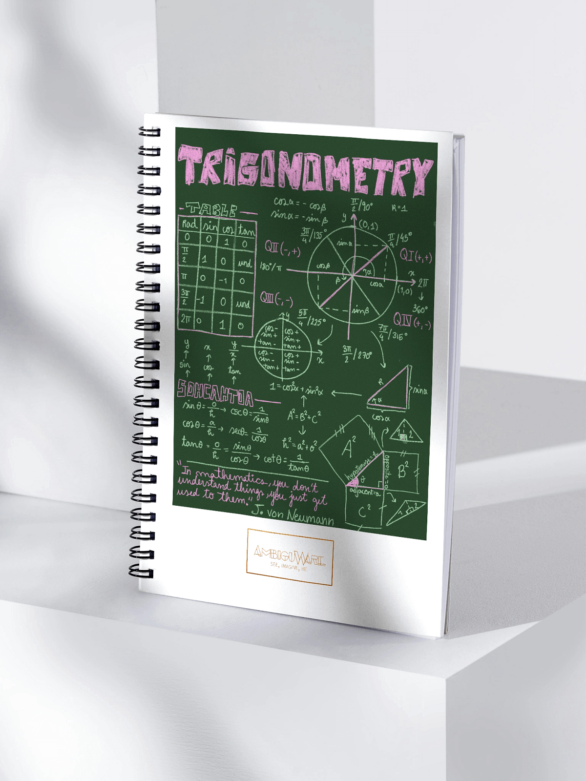 Trigonometry Notebook | AmbiguWare - See, Imagine, Be