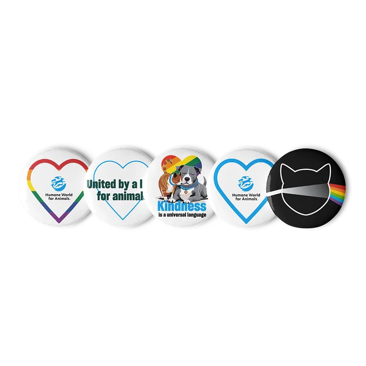 Button bundle - Hearts and rainbows product image (1)