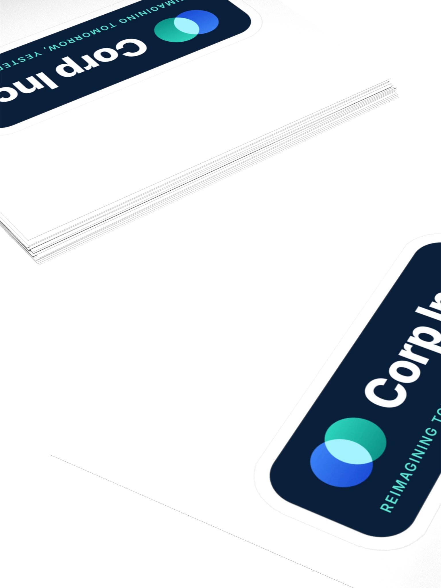 Corp Inc. Logo Sticker product image (4)