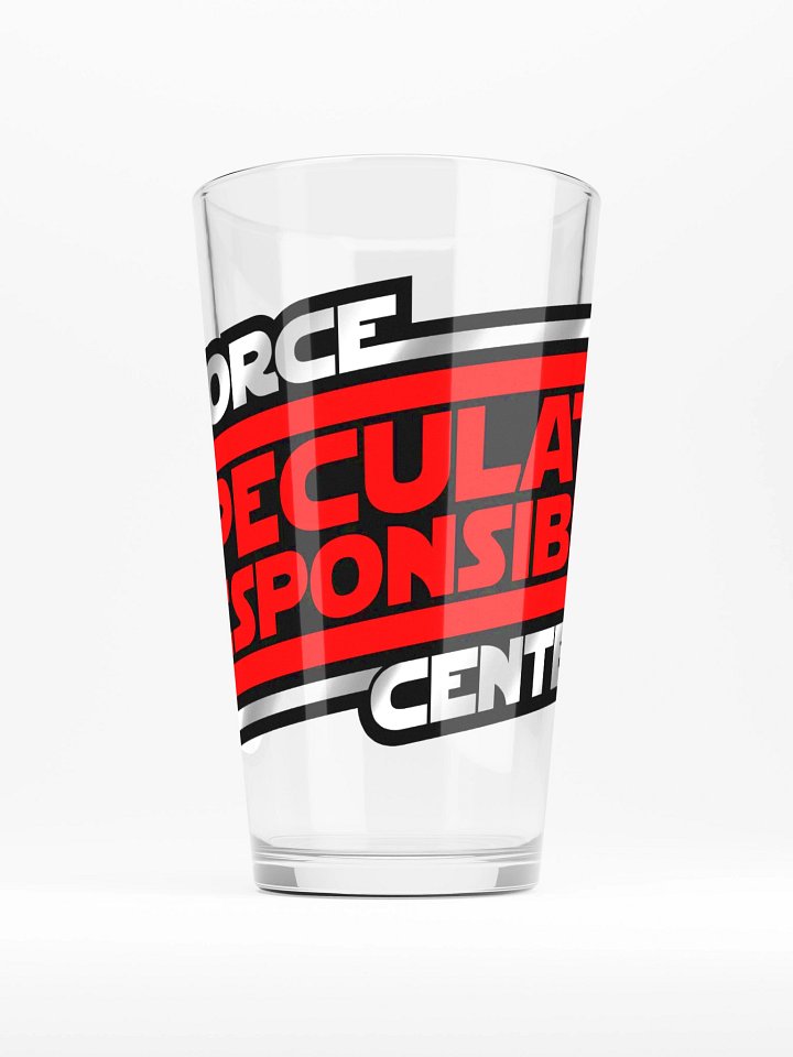 ForceCenter Speculate Responsibly Pint Glass product image (1)