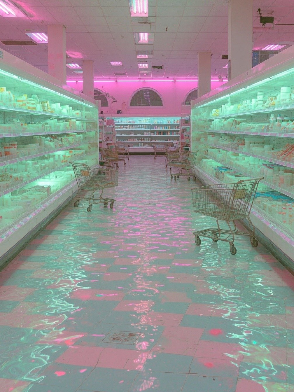 Flooded Memories: The Liminal Dreamcore Wallpaper Collection product image (3)