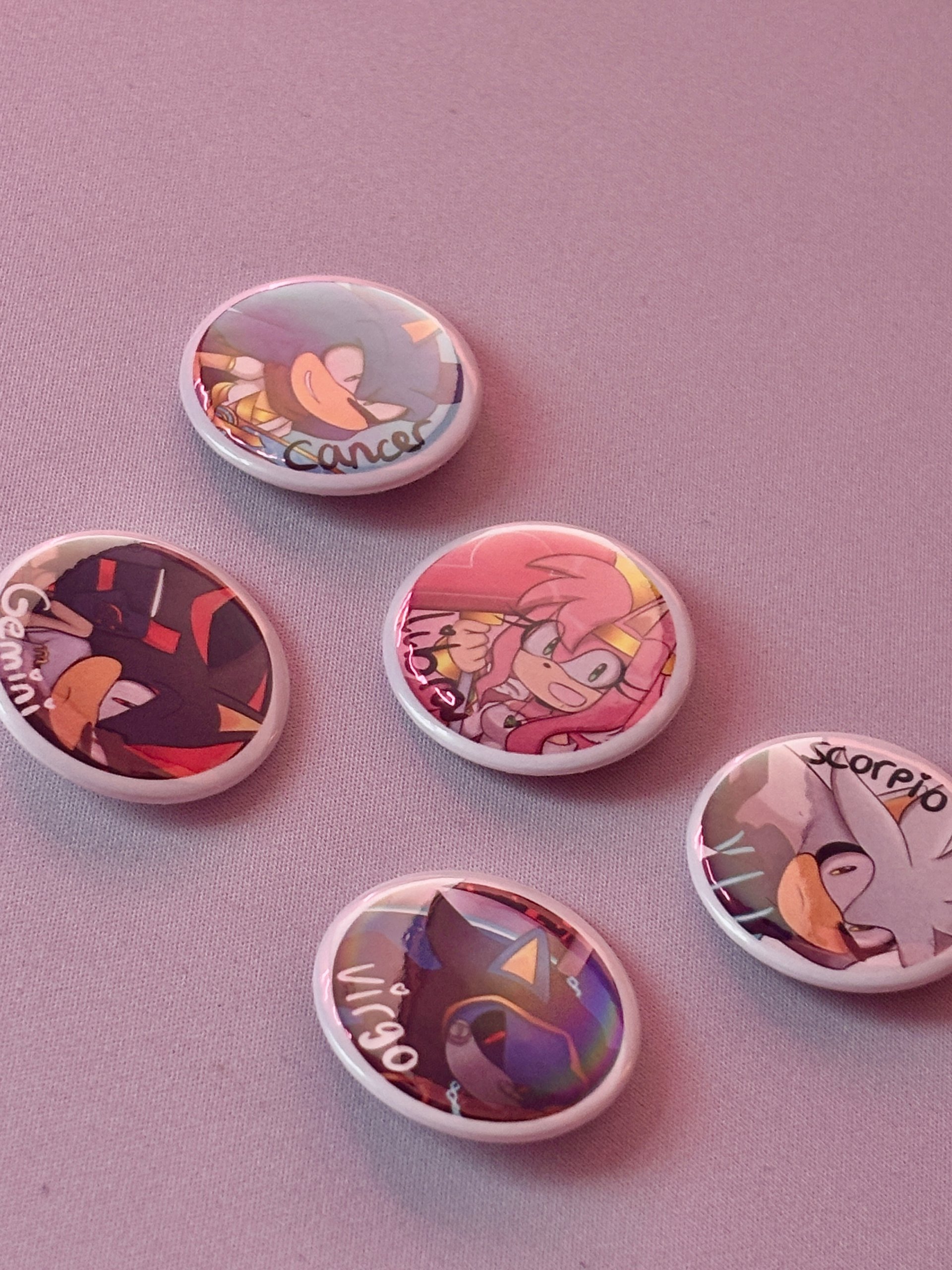 Fantasy - Zodiac Buttons (Set of 5) product image (2)