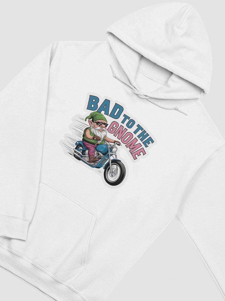 Bad to the Gnome Motorcycle Hoodie product image (2)