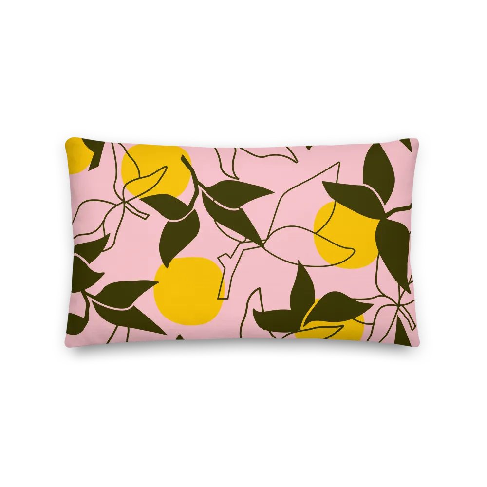 Chic Botanical Bliss Premium Pillow product image (2)