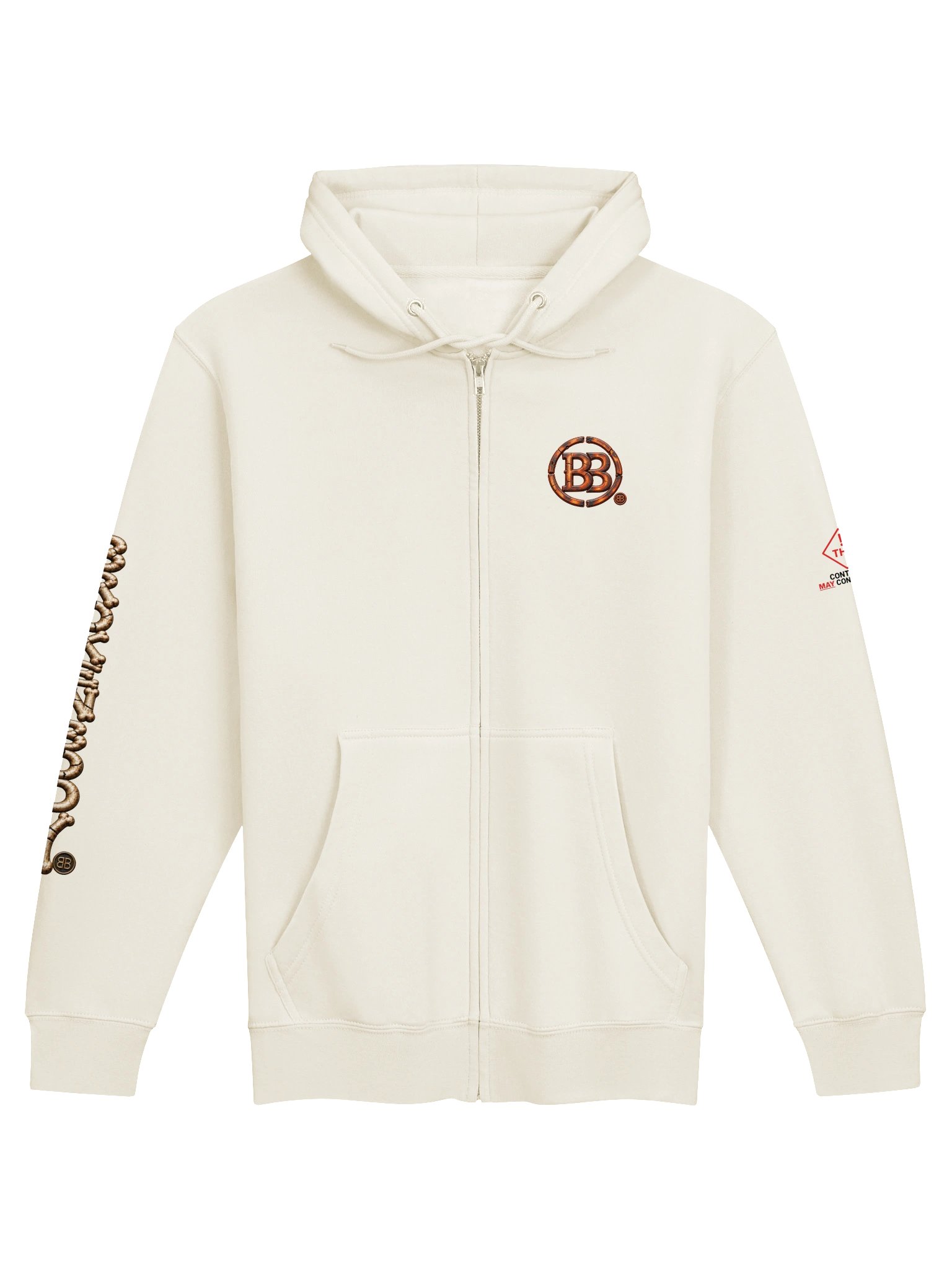 BROKEN BODY™ — BILLABLE HOURS CHAOS — ZIP HOODIE product image (2)