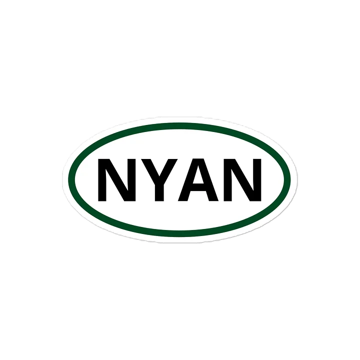 NYAN Oval Sticker product image (1)