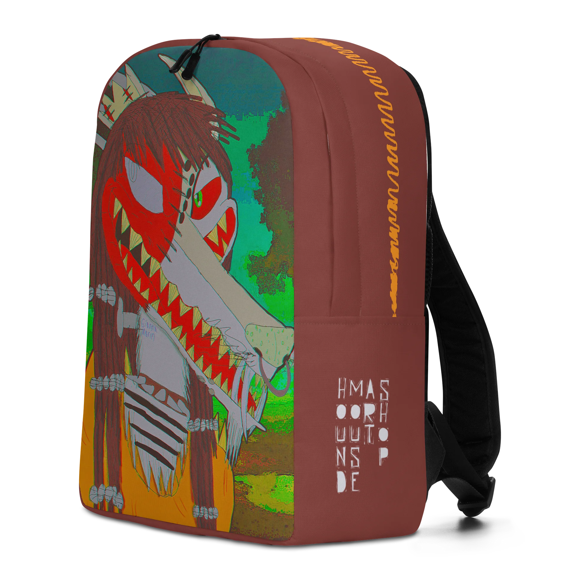 Maceo Grins All-Over Print Backpack product image (2)