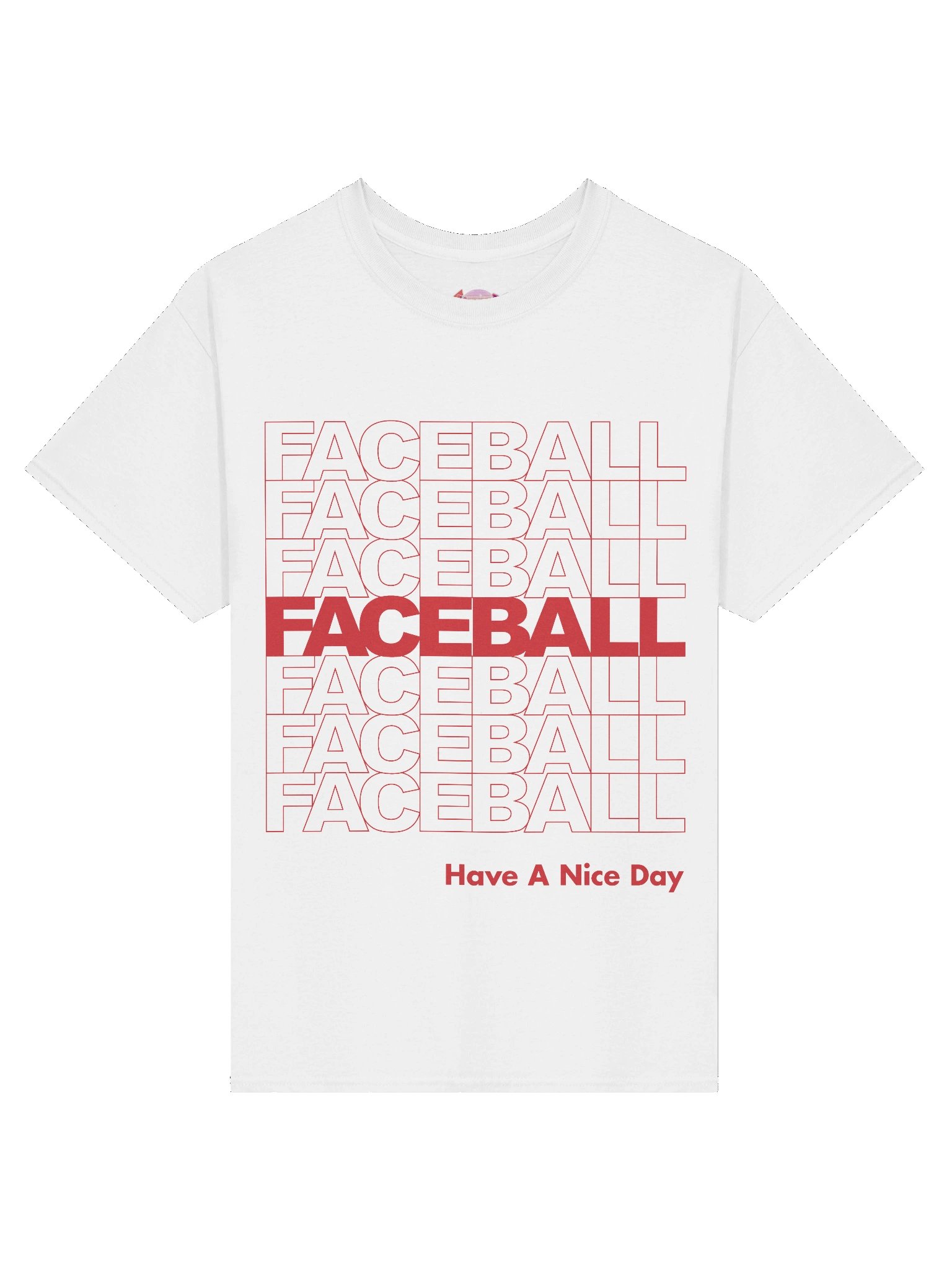 Have a Nice Day Plastic Bag Design Unisex T-Shirt product image (1)