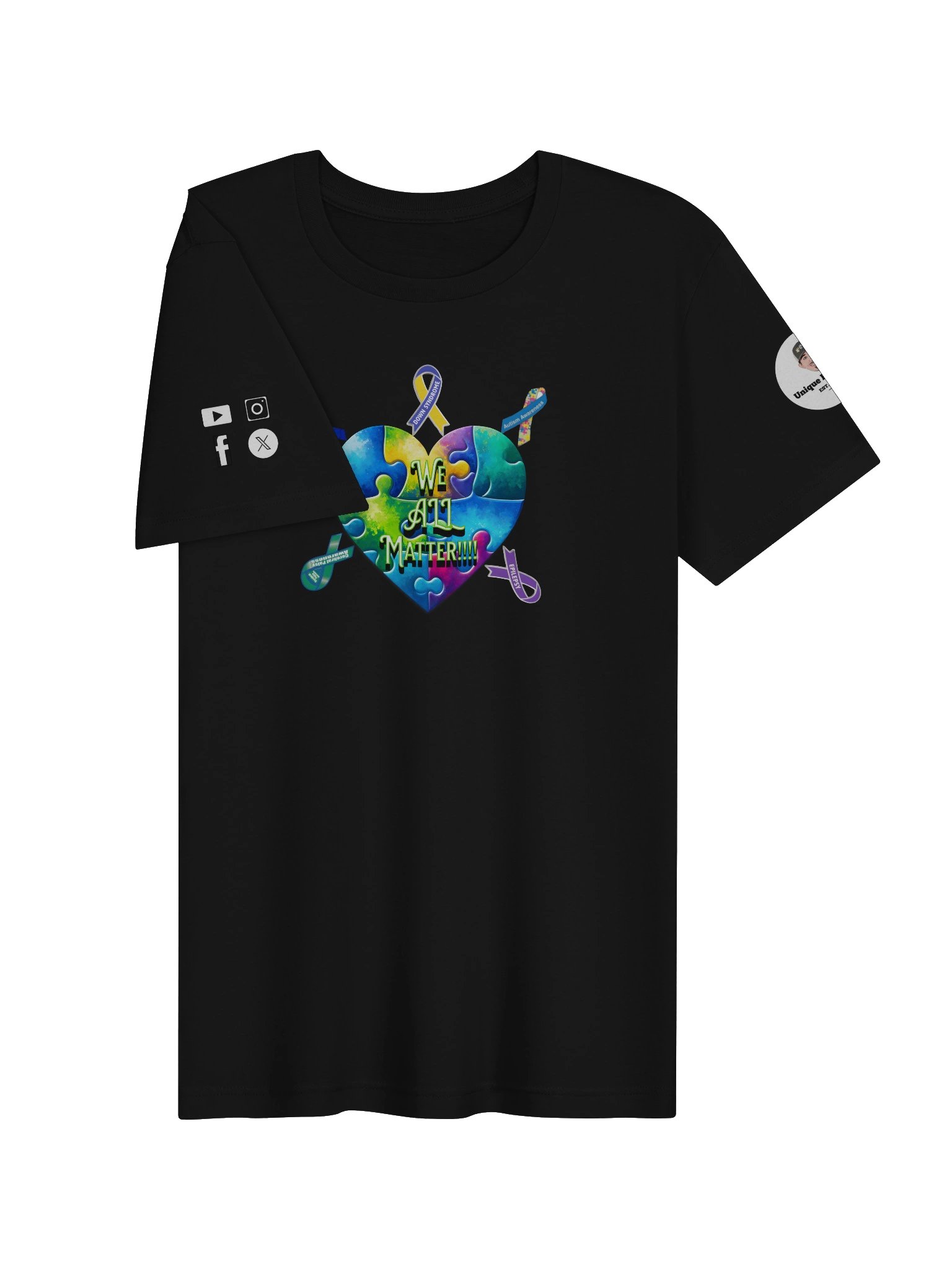 We All Matter Awareness Heart Women's T-Shirt product image (26)