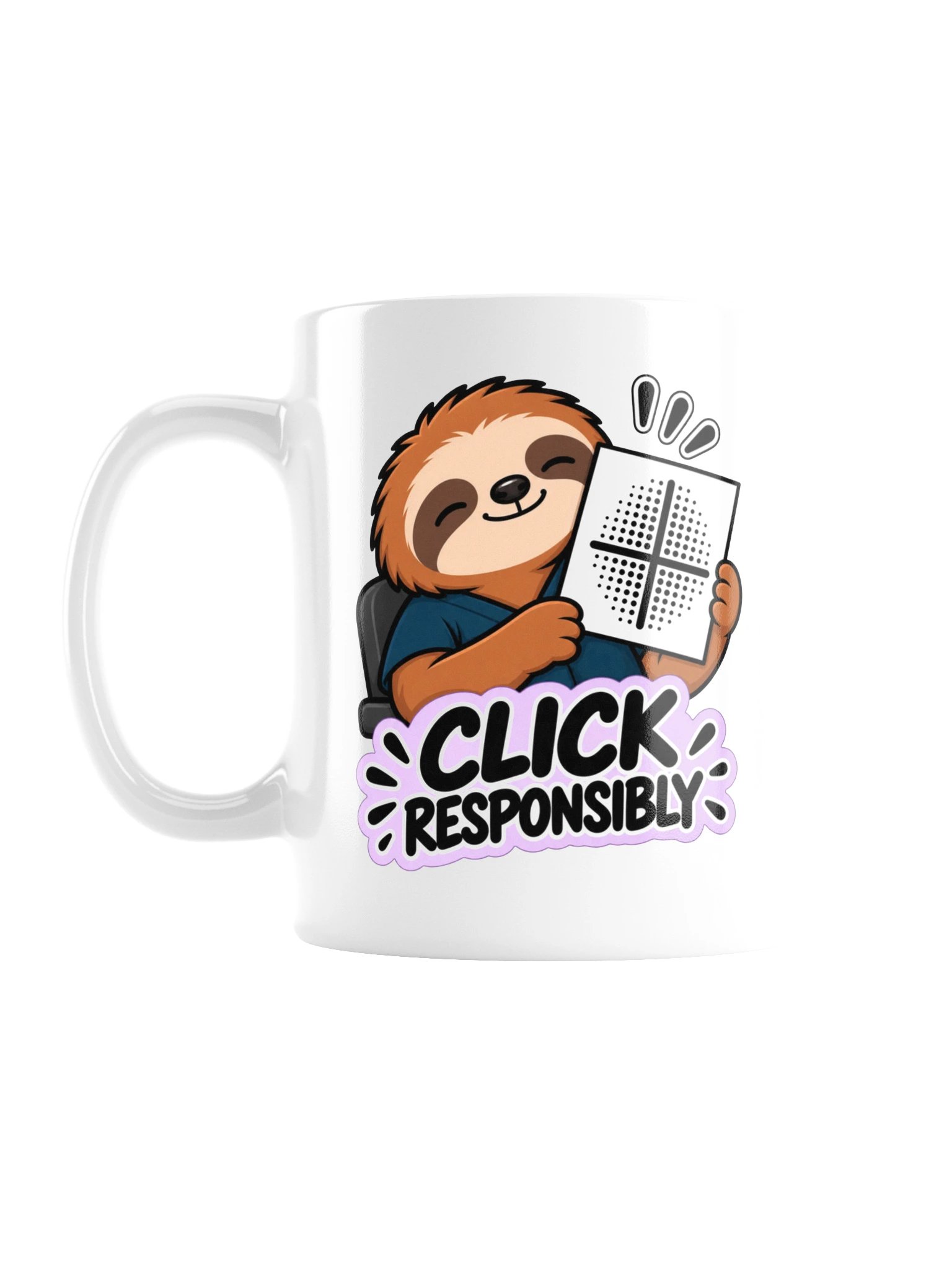 Sleepy Optometrist Click Responsibly Mug product image (1)