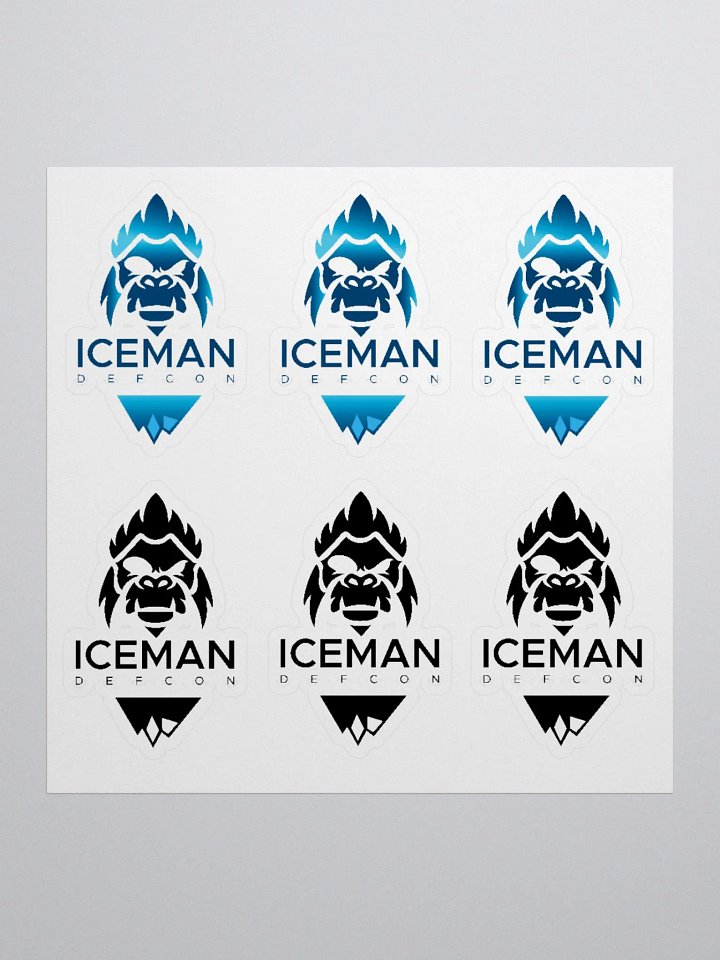 Sticker set ICEMAN Yeti D E F C O N product image (1)