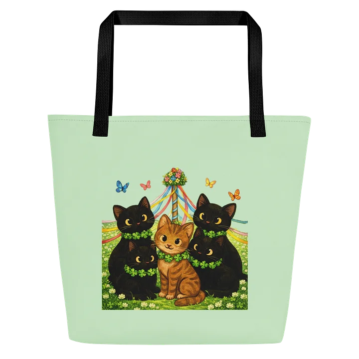 Cat Brigade Spring Tote Bag product image (1)