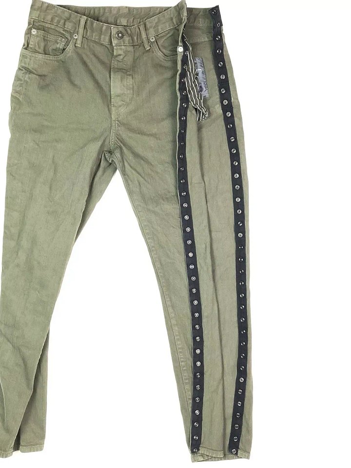 Upcycled Bonobos Travel Green Breakaway Jeans Men’s Size 32 x 30 product image (1)