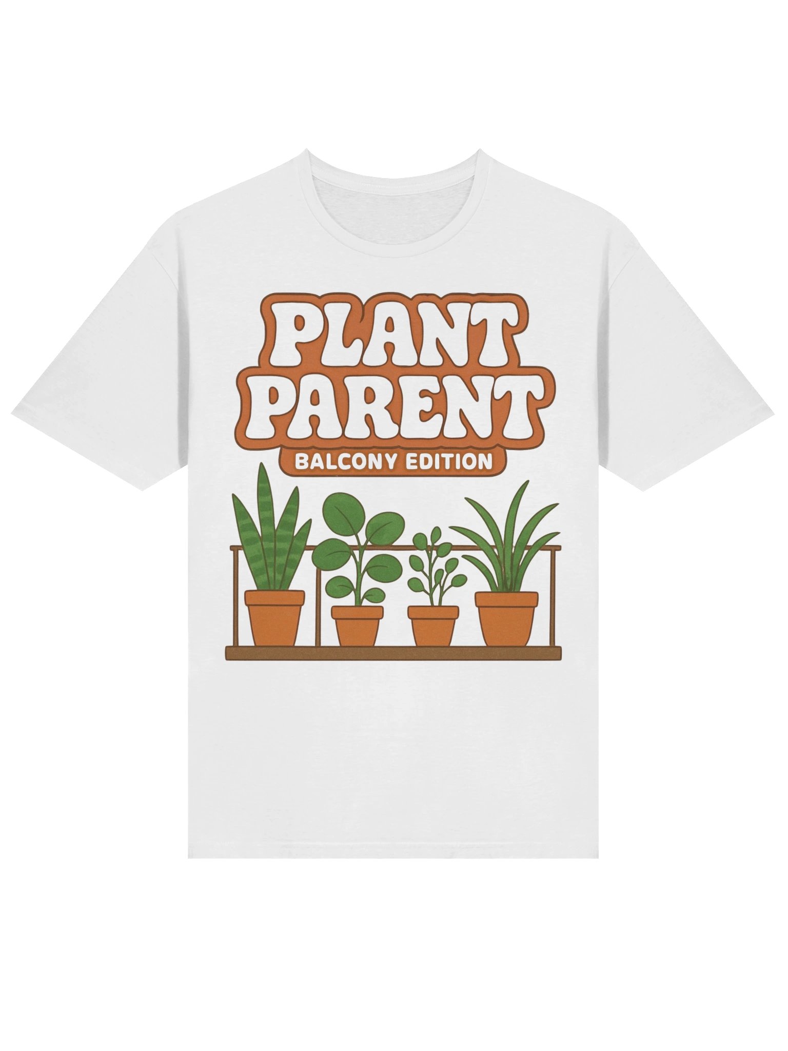 Plant Parent Balcony Edition T-Shirt – Cute Urban Gardening Tee product image (2)
