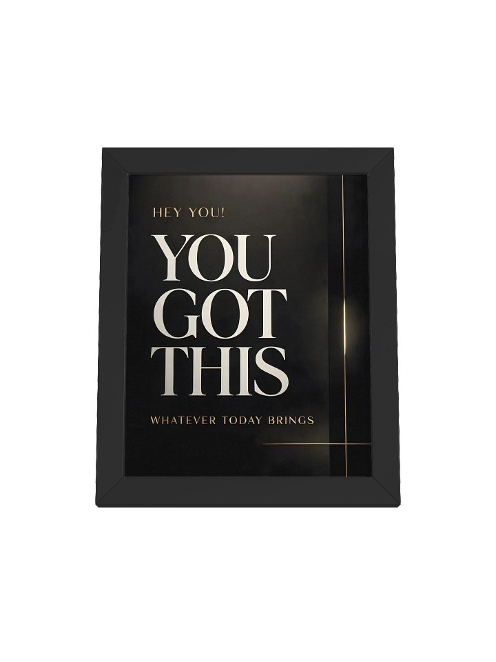 You Got This – Luxury Motivational Wall Art | Modern Minimalist Inspiration Print product image (12)
