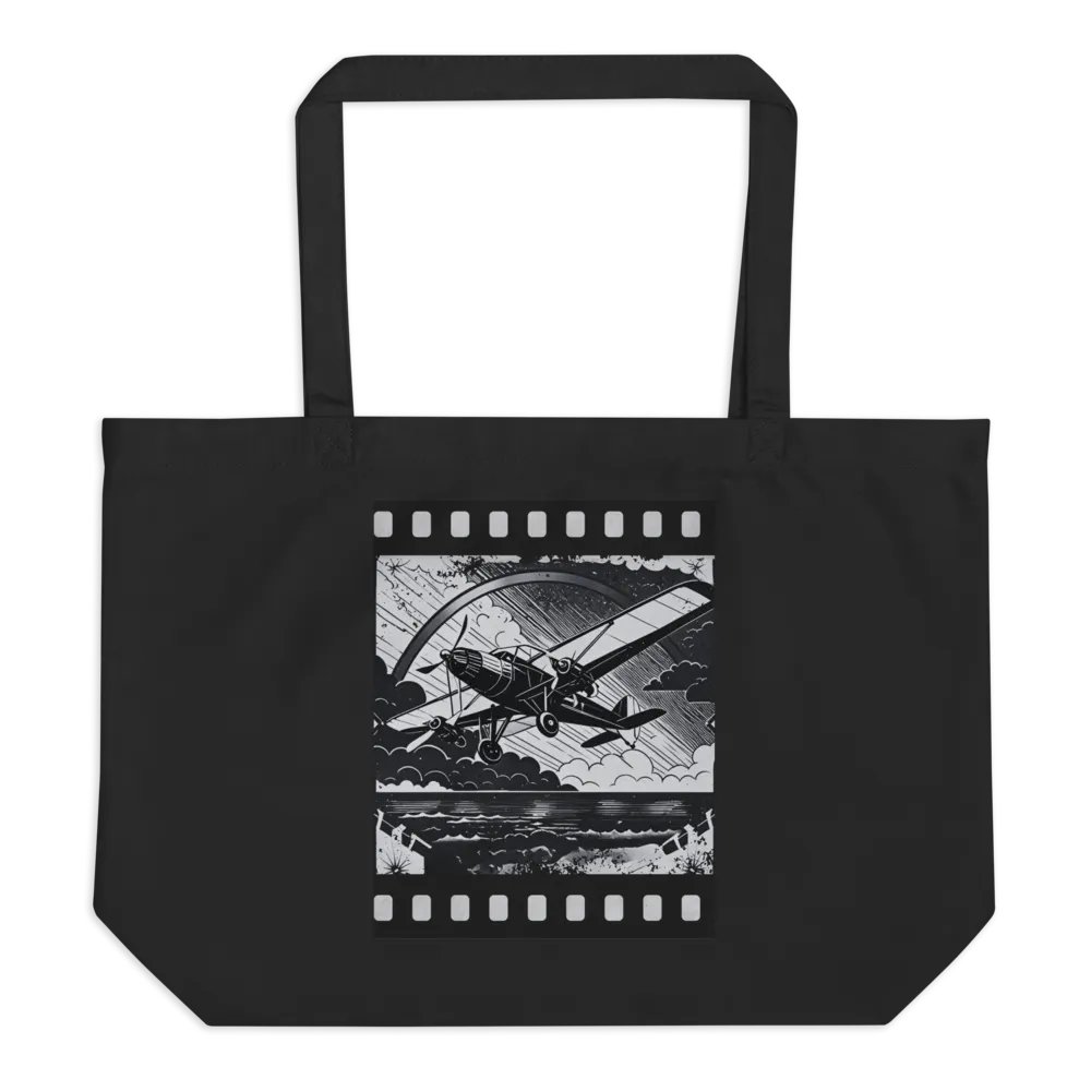 1920s Flying Movie Clip - Organic Cotton Tote product image (1)