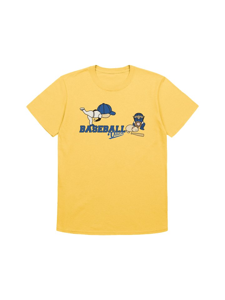 Baseball Cat (Baseball Vibes) - Unisex Adult Super Soft Lightweight T-shirt product image (2)