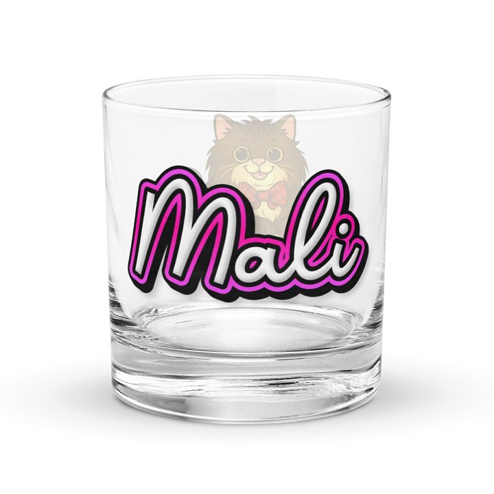 Mali the Axe Cat Rocks Glass product image (2)