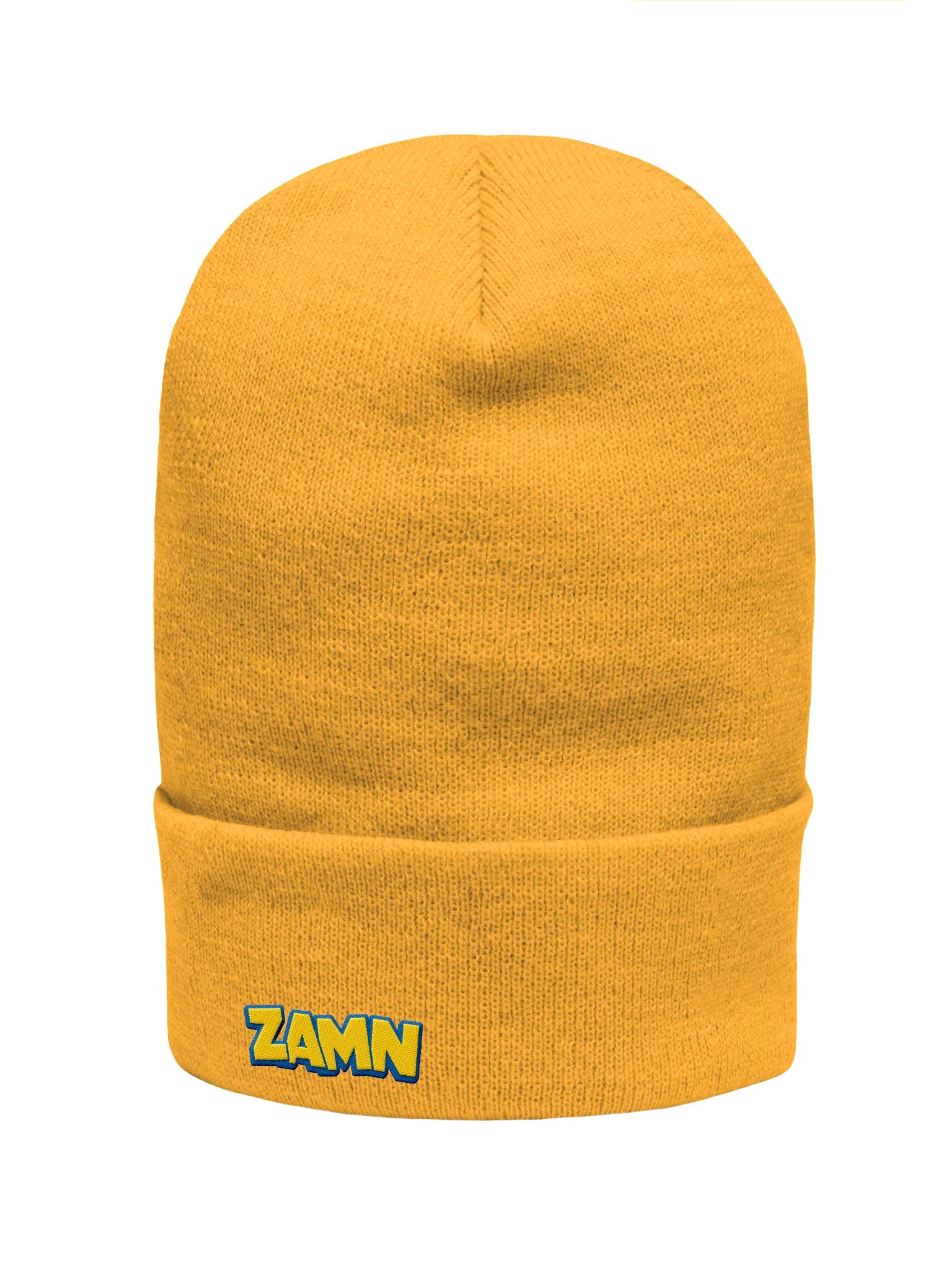 ZAMN Logo Beanie: Gold product image (1)