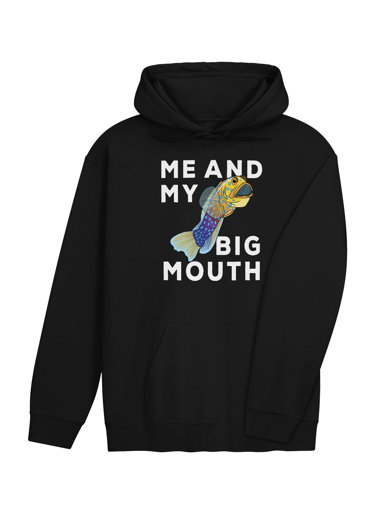 Me and My Big Mouth Blue-Spotted Jawfish Hoodie for Reef Aquarium Lovers product image (22)