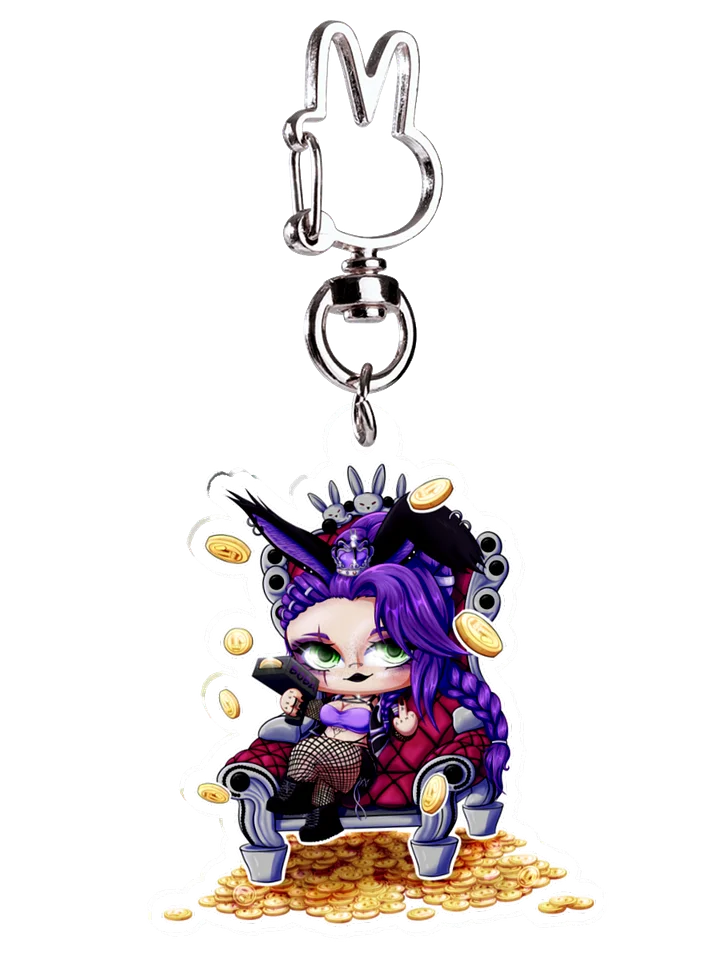 Coin Toss Chibi Faye Acrylic Keychain product image (1)