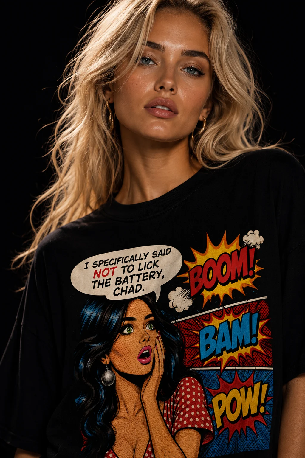 Funny Comic Book T-Shirt, Dark Humor Pop Art Tee for Teachers, Gamers & Comic-Con Fans product image (1)