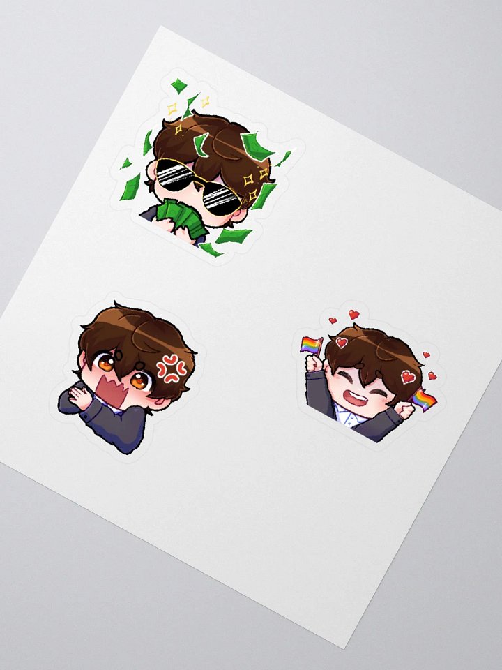 BK Twitch Emote Kiss Cut Stickers product image (2)
