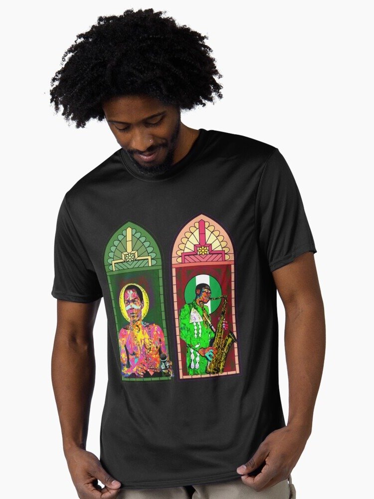 Fela Kuti Stained Glass T-Shirt | Afrobeat Legend Tee | Pan-African art product image (4)