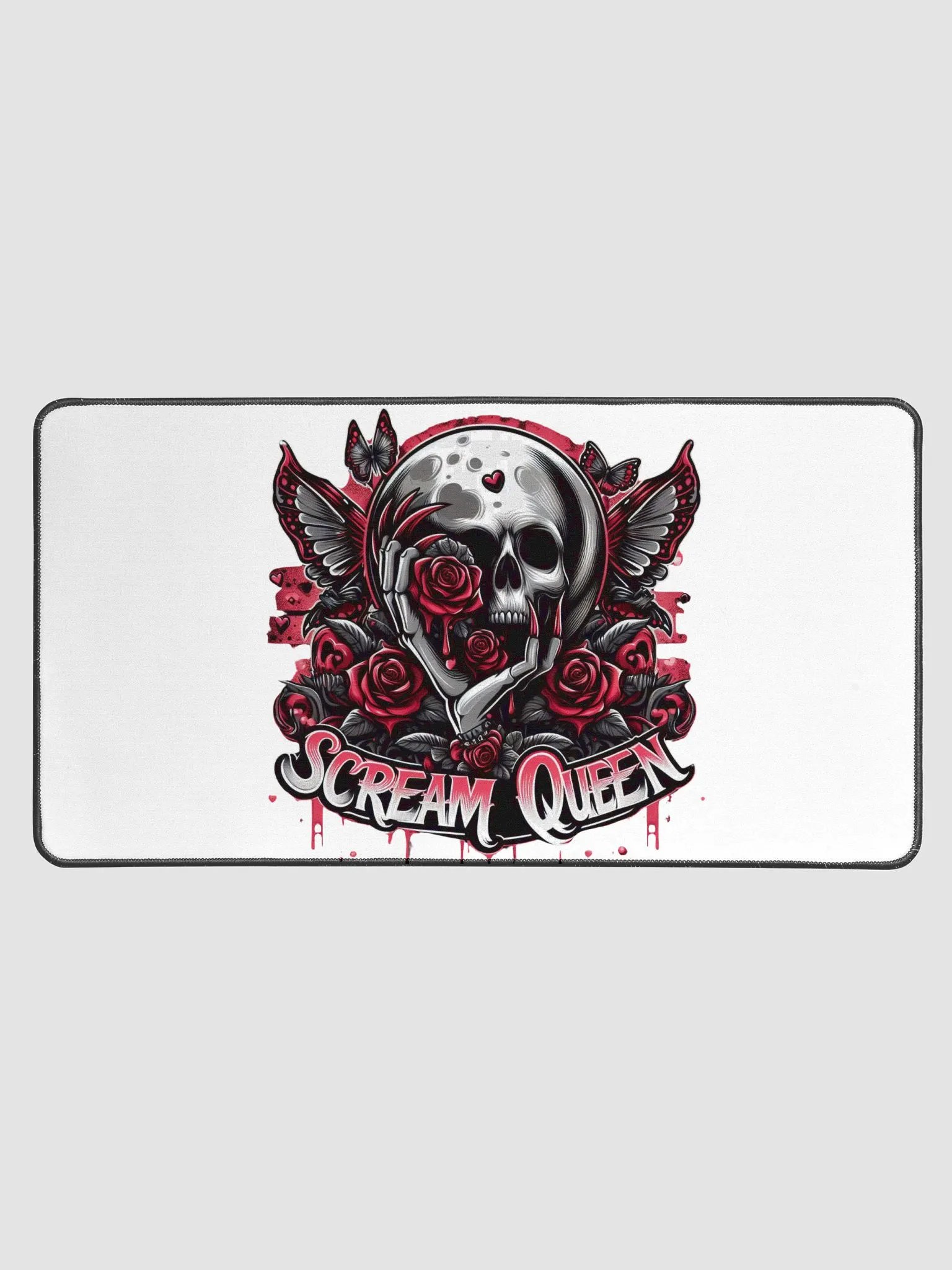 Scream Queen Gothic Desk Mat product image (1)