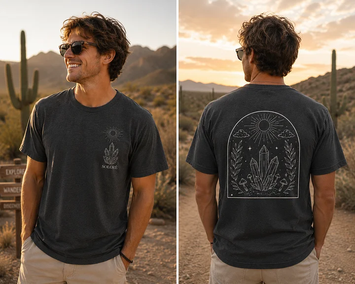 Midnight Botanica - Crystal Tshirt