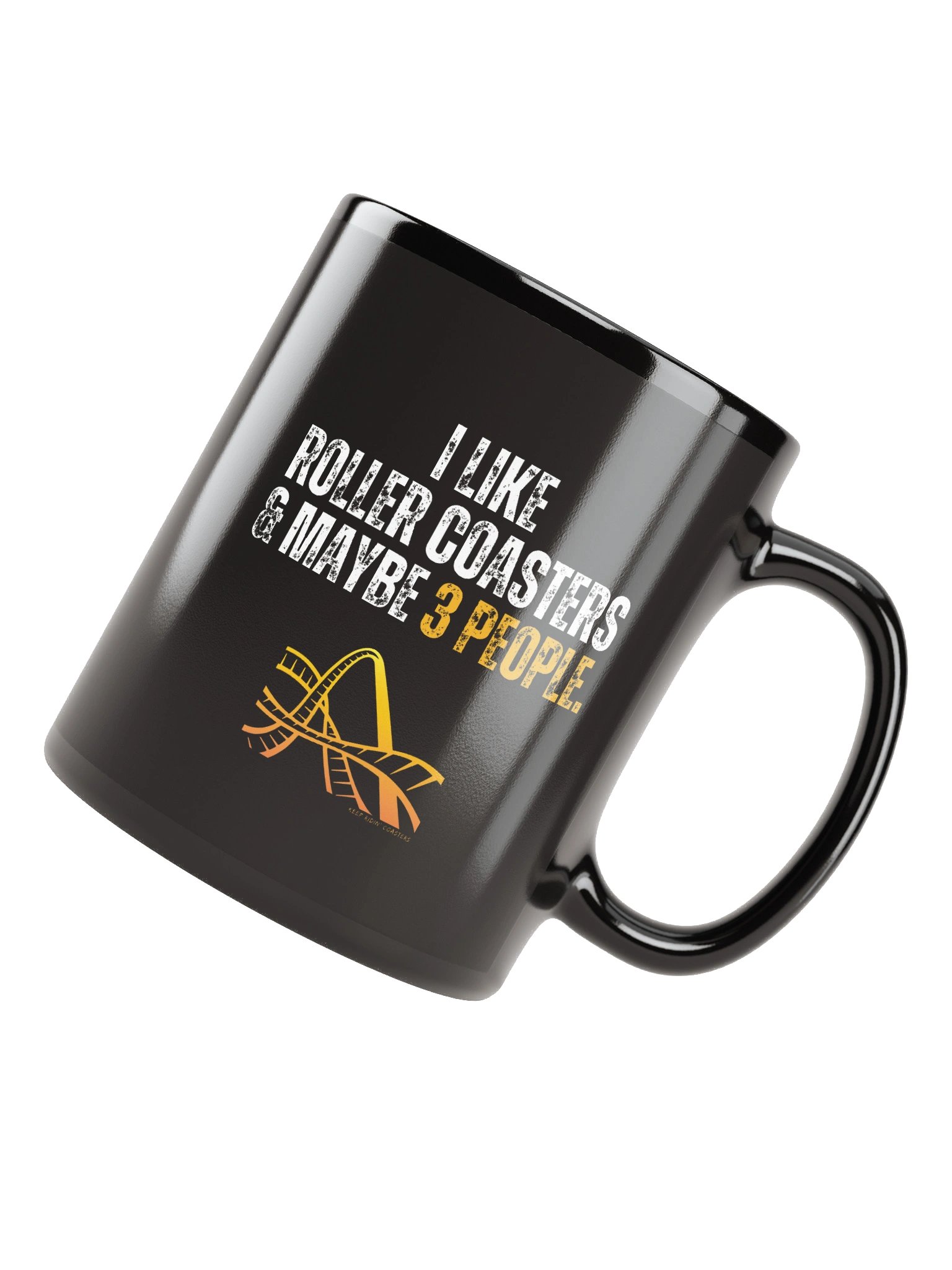 I Like Roller Coasters & Maybe 3 People Mug product image (4)