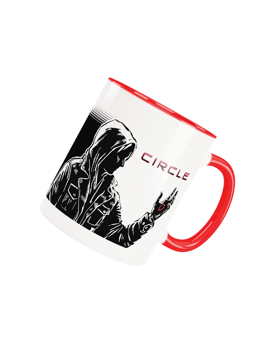 CIRCLE: "Cast Your Vote!" Red Coffee Mug product image (4)