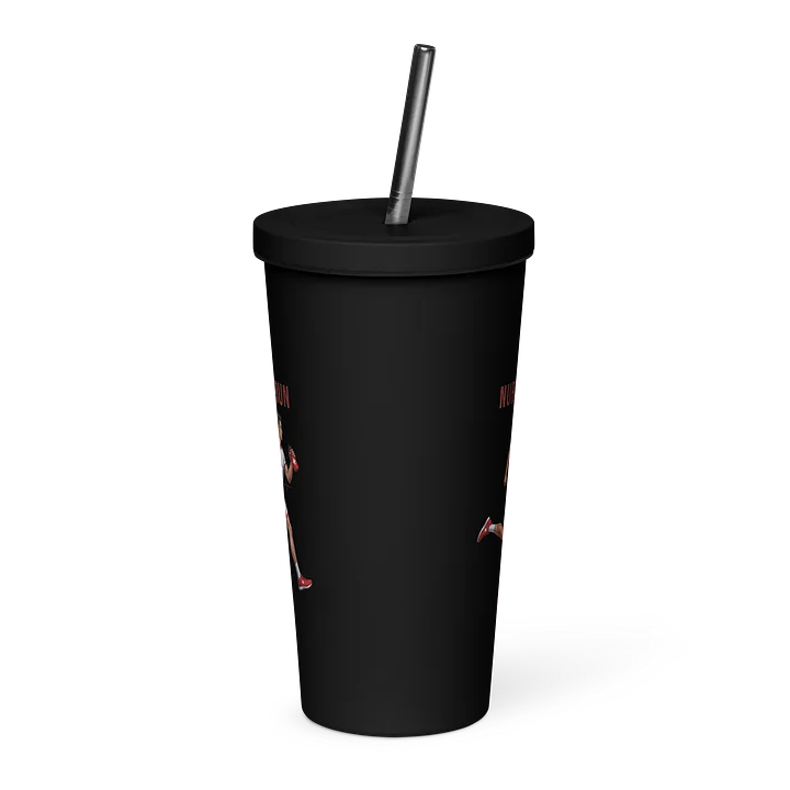 Nurse Athlete Tumbler with Straw | Mens Running Edition product image (2)