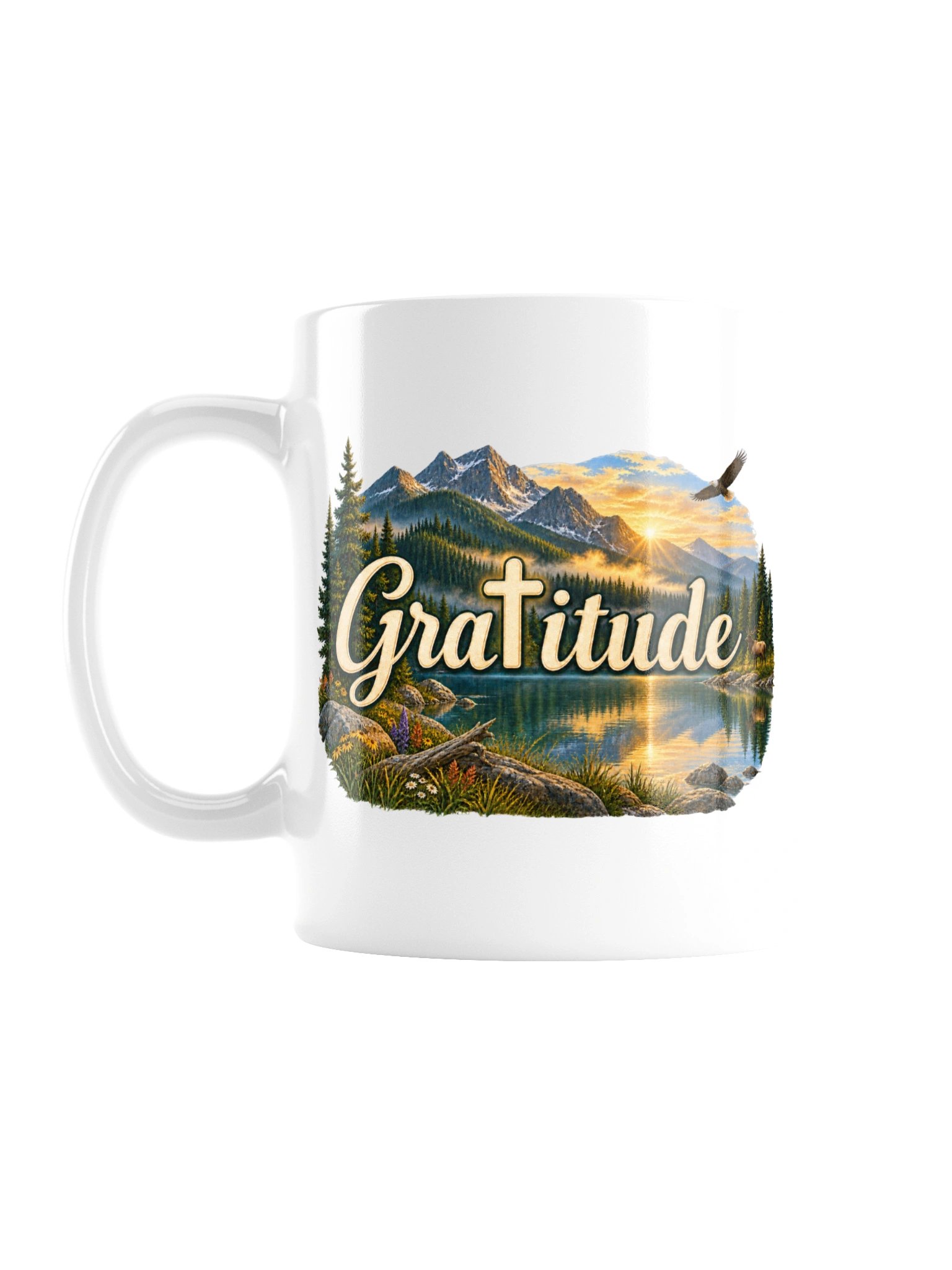 Christian Gratitude Mountain Mug product image (2)
