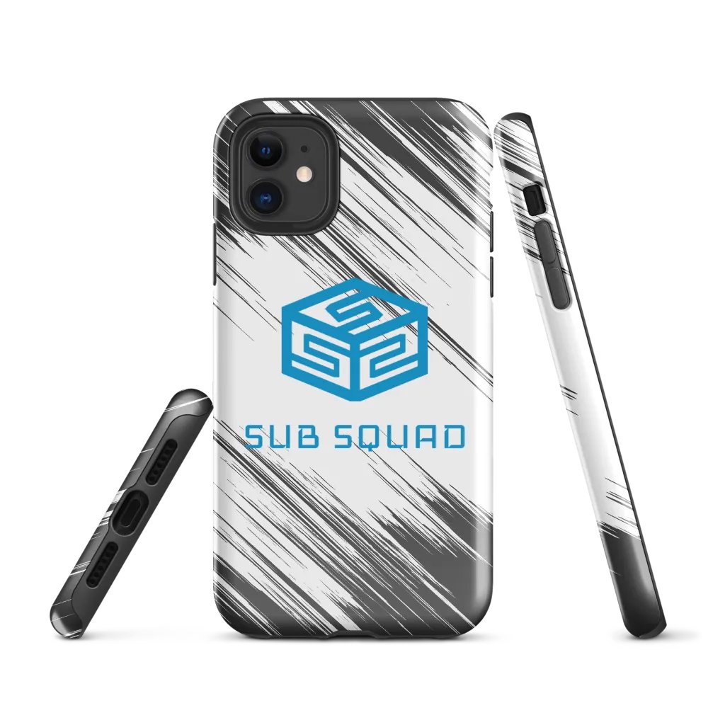 Sub Squad Official Tough iPhone® Case - White & Grey product image (1)