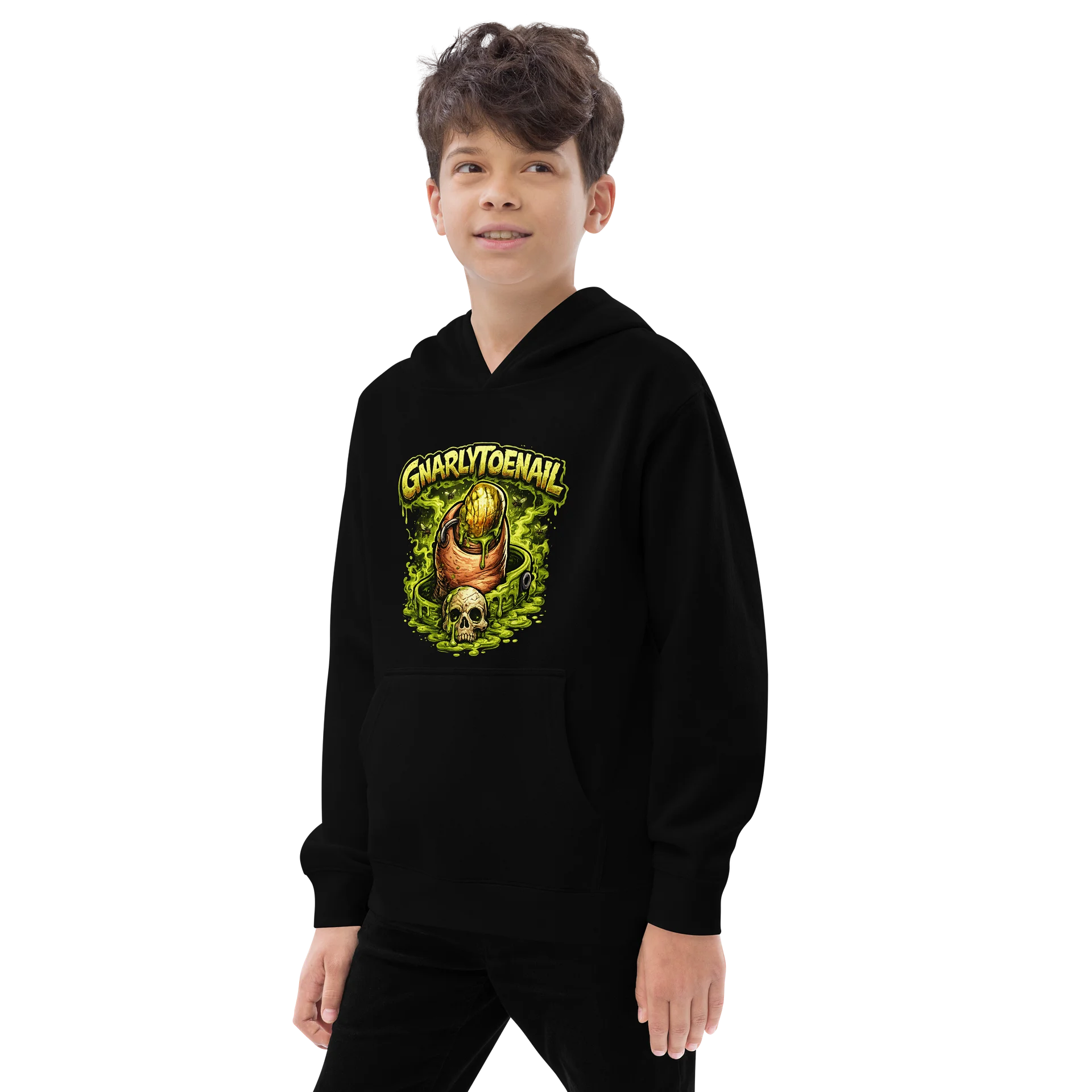GnarlyToenail Horror Youth Fleece product image (3)
