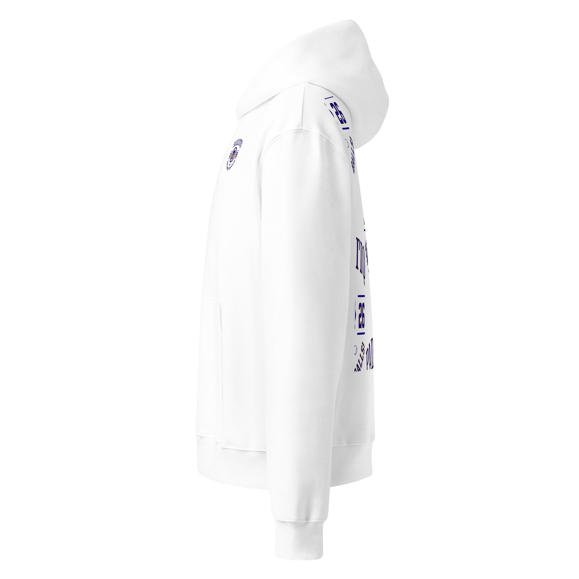 Dedicated to Play Bella Premium Sporty Hoodie EQALL® PADELISTIQ_Blue Multiprint product image (5)