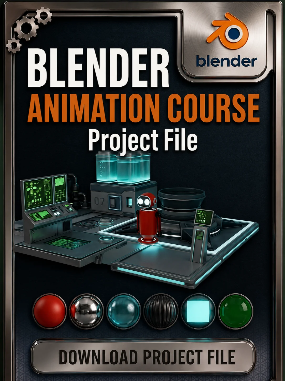 Blender 3D Animation Course: Project File product image (1)