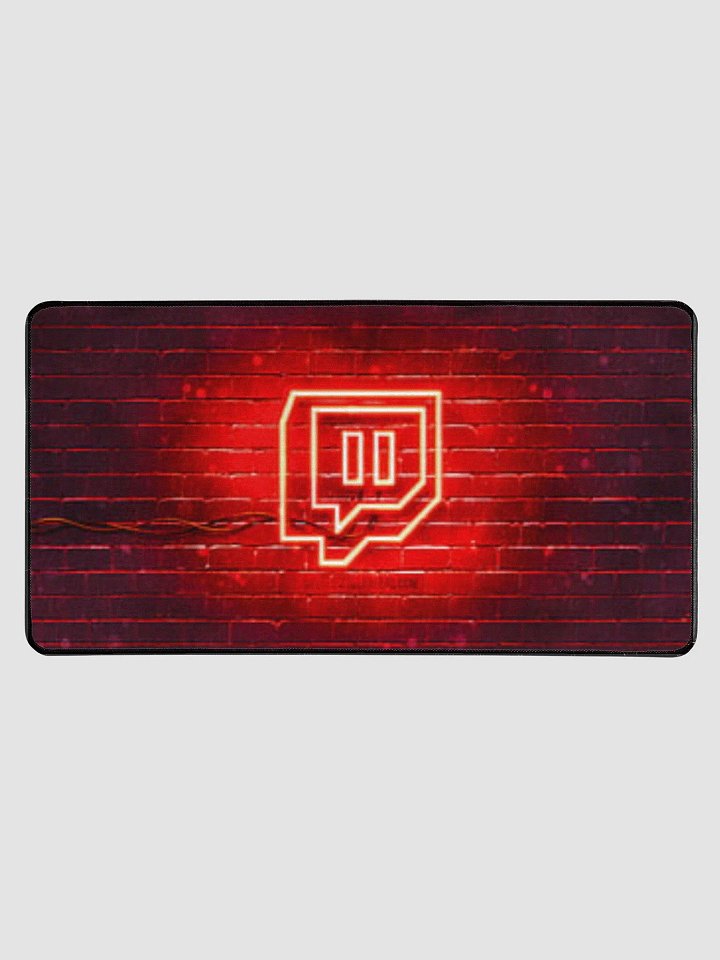 TWITCH GAMING DESK PAD - ROJO NEON product image (1)