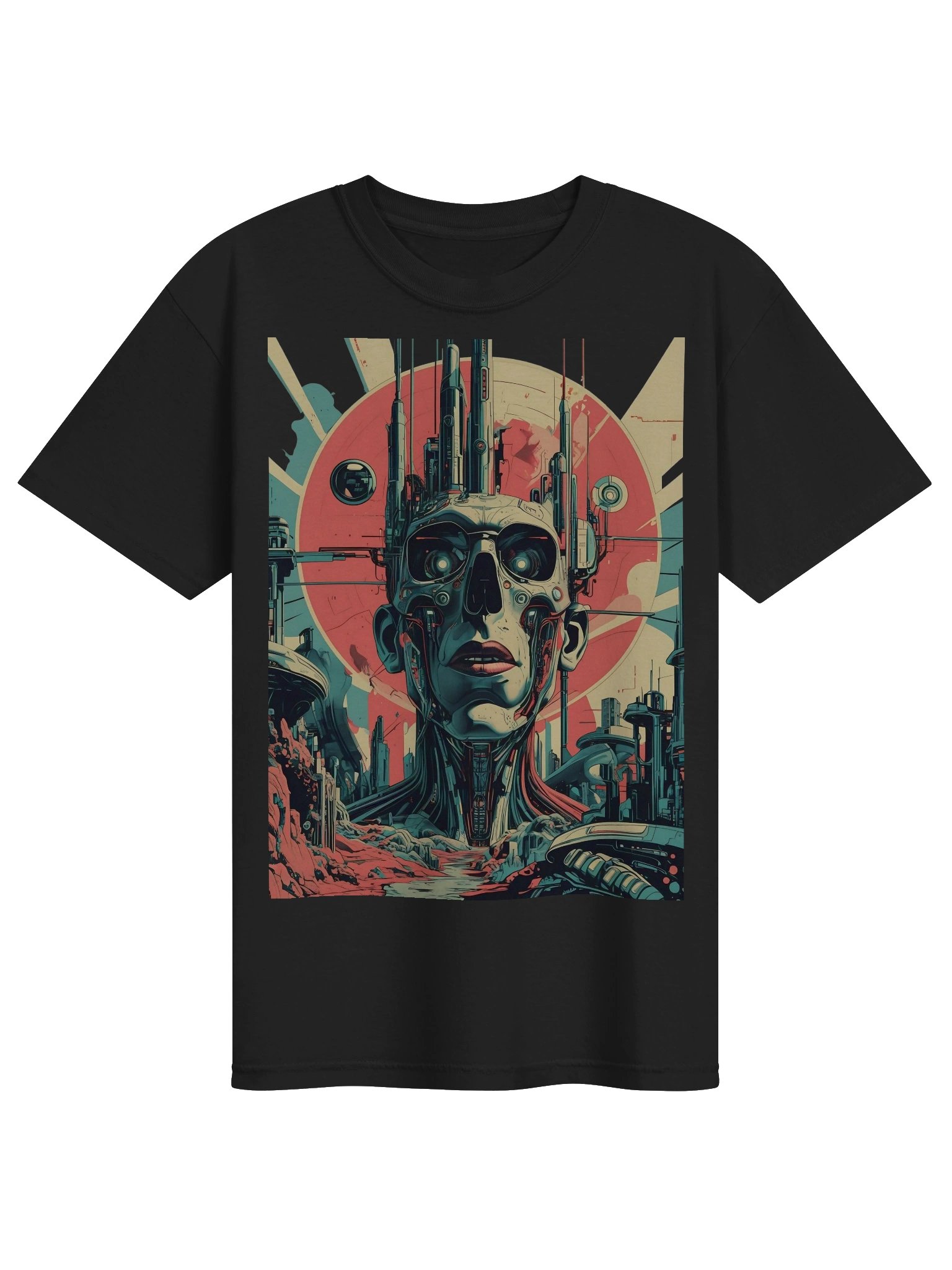 Retro-Futuristic Overlord Heavyweight T-Shirt product image (1)