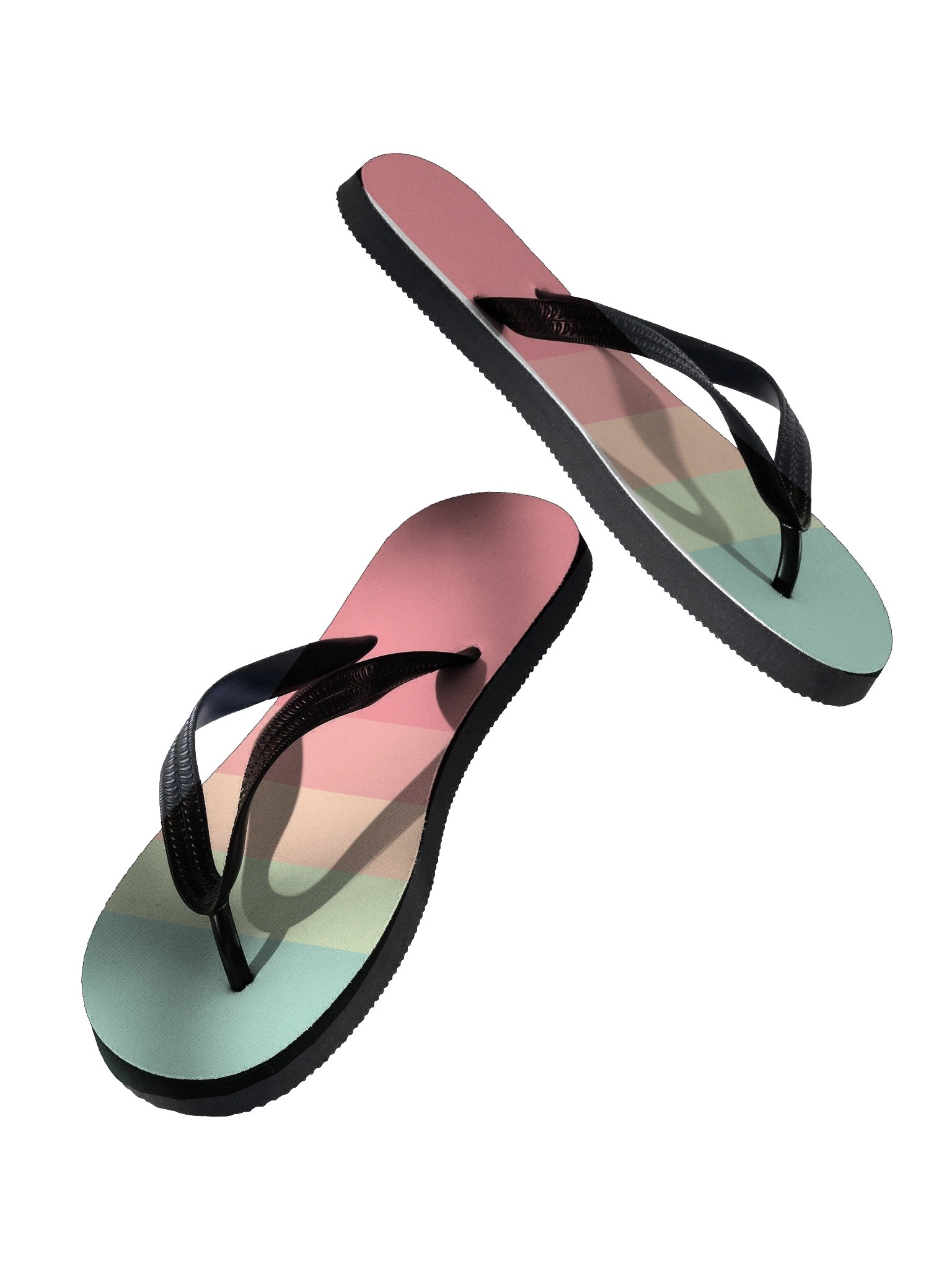 Sunset Stride Custom Flip-Flops product image (2)