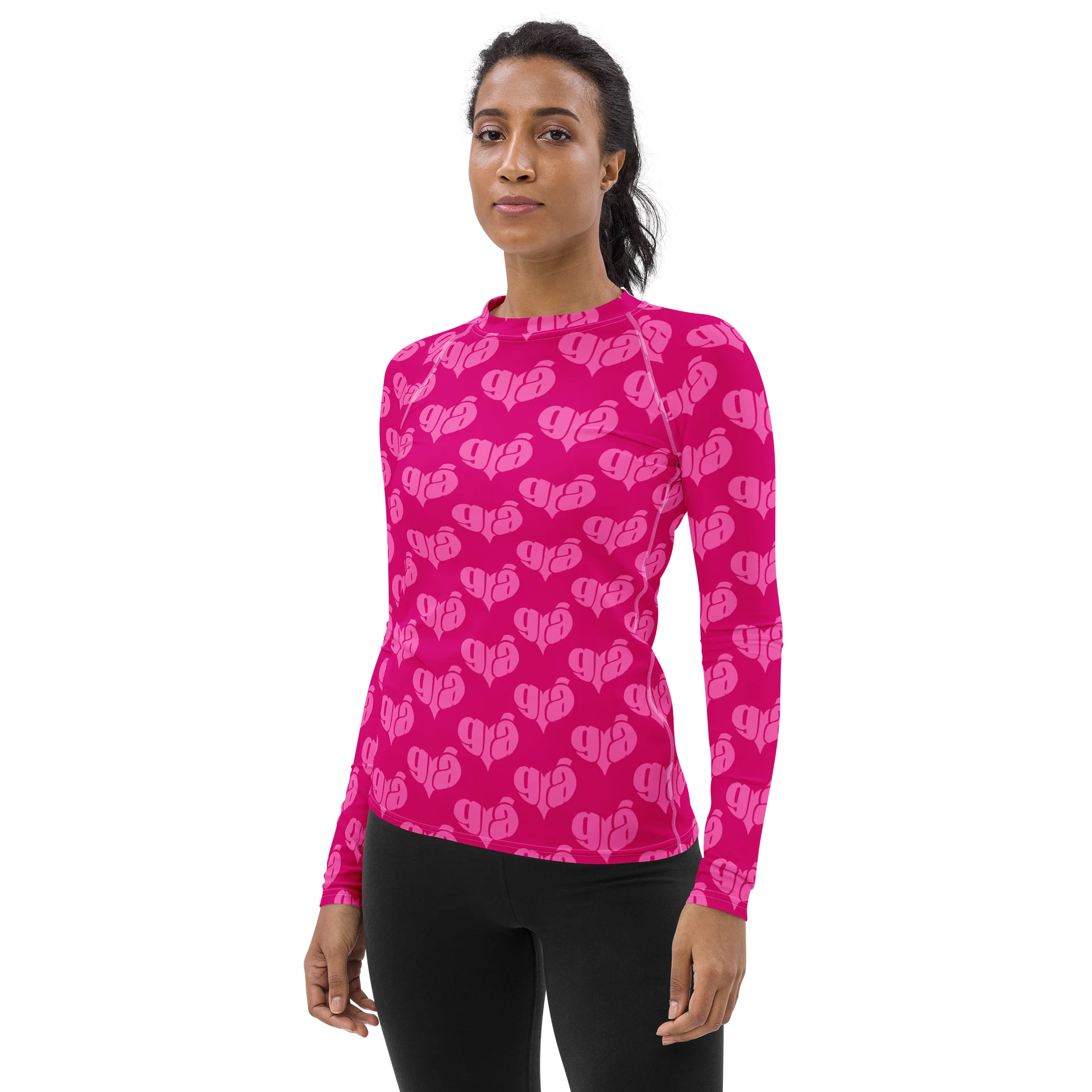 Grá Meaning Love 🩷 Ladies Sea Swimming Rash Guard product image (5)