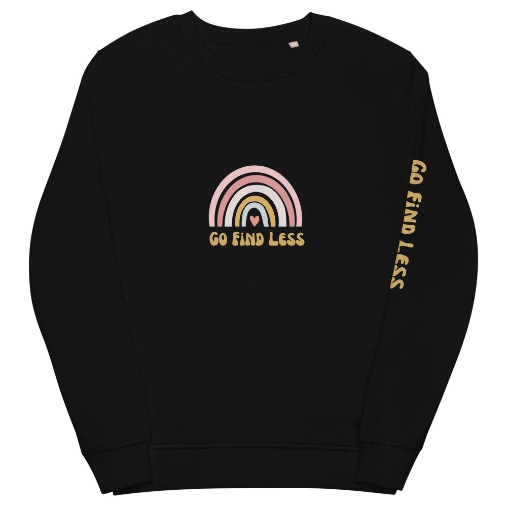 Go Find Less - Unisex Organic Cotton Sweatshirt product image (8)