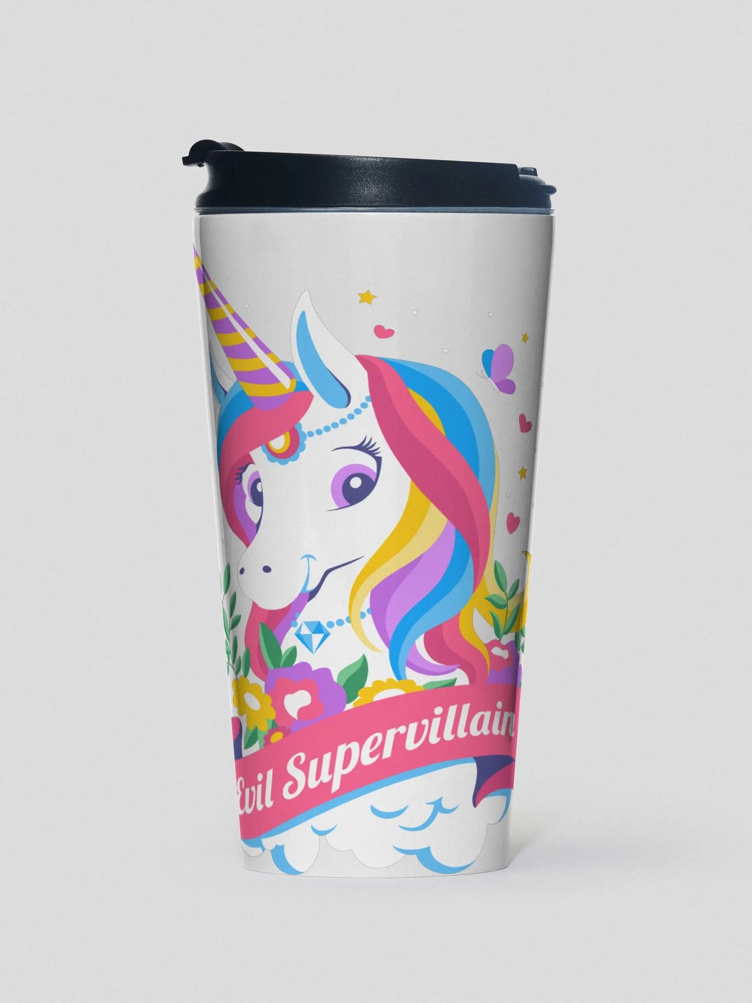 Evil Supervillain Travel Mug product image (1)