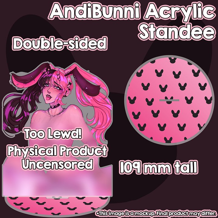 AndiBunni Lewd Acrylic Standee product image (1)