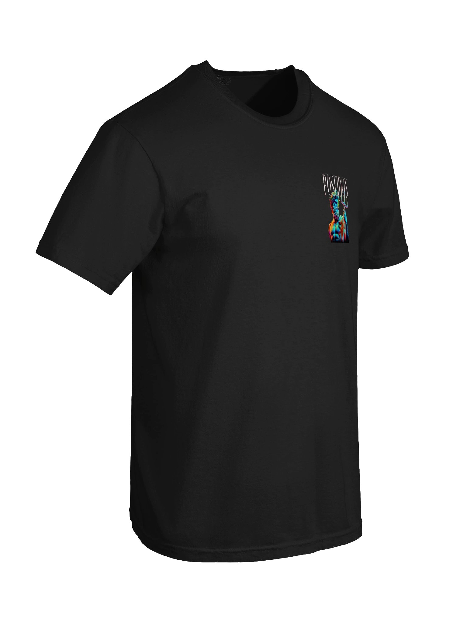 Poseidon Greek God Streetwear T-Shirt – Vaporwave Synthwave Aesthetic Graphic Tee product image (10)