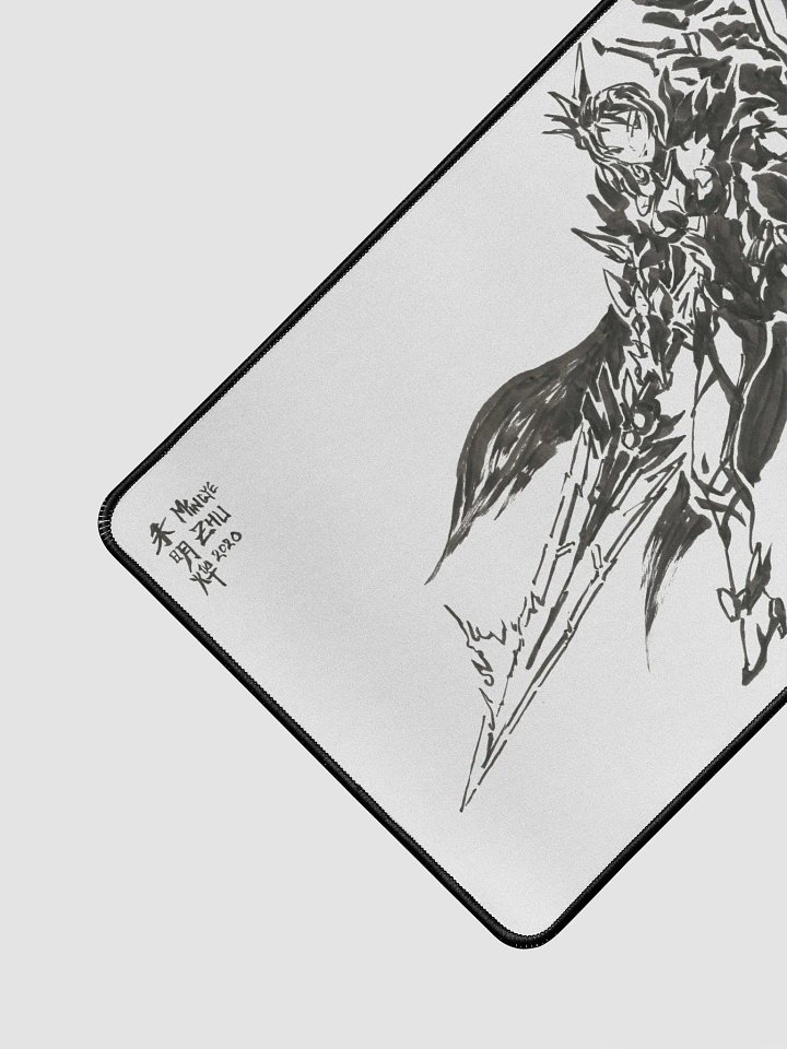 Vermillion Knight Himeko Ink Deskmat 12x18 product image (2)