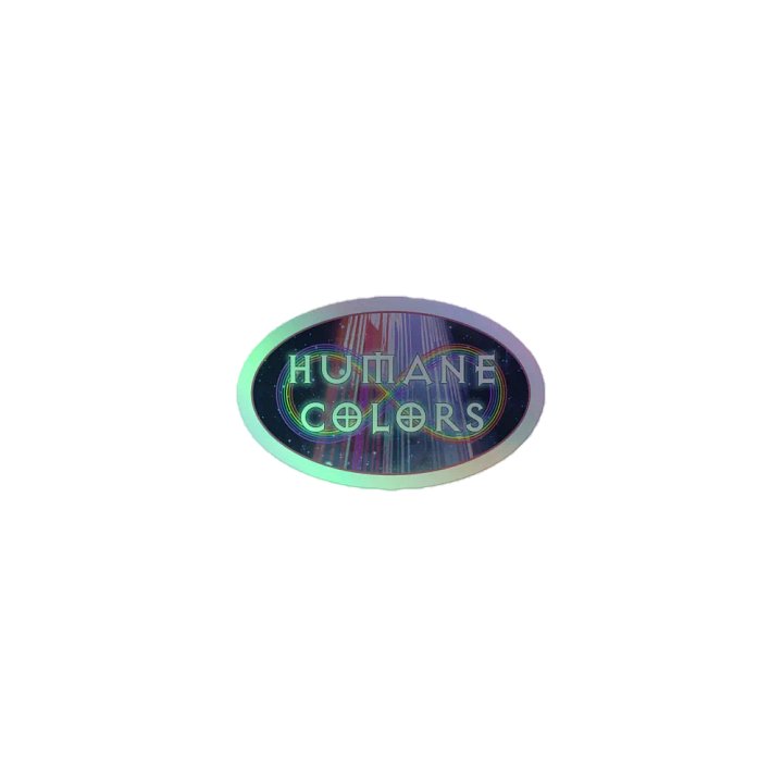 Humane Colors rainbow sticker product image (1)