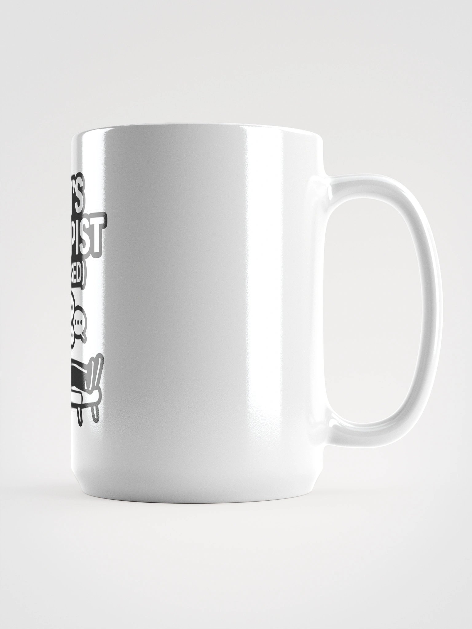 Therapeutic Thoughts White Glossy Mug product image (1)
