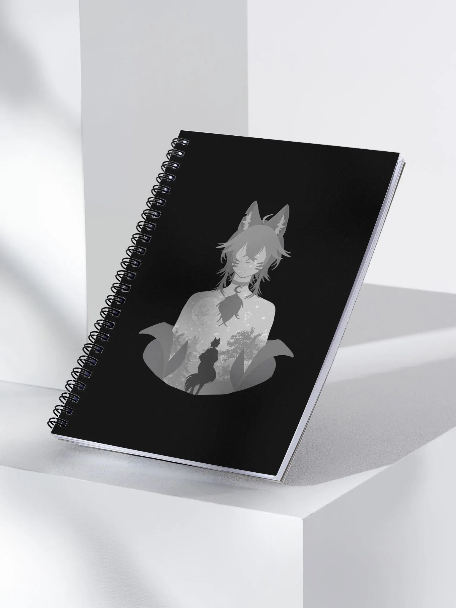WolfcatRisi Silhouetto Spiralbound Notebook product image (1)